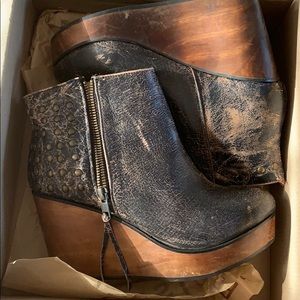 Bed Stu wedge Ankle Booties